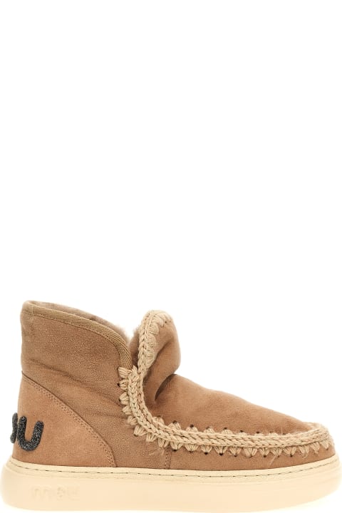 Mou Shoes for Women Mou Eskimo Sneaker Bold In Camel Beige Leather