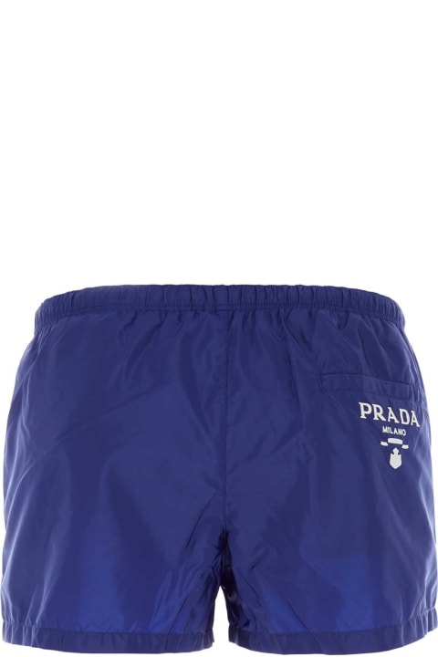 Prada for Men Prada Blue Re-nylon Swimming Shorts