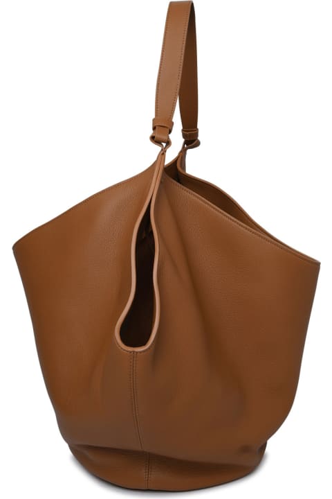 Khaite Totes for Women Khaite Beige Leather Bag
