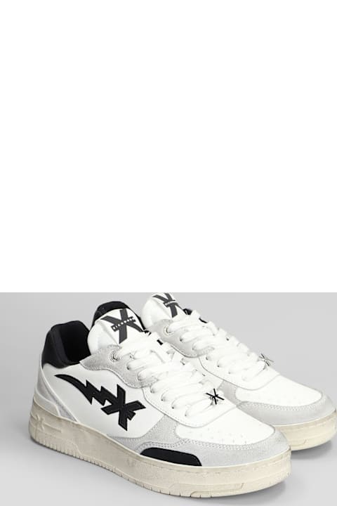 John Richmond for Men John Richmond Sneakers In White Suede And Leather