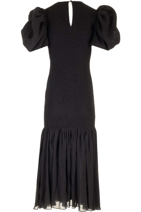 Rotate by Birger Christensen Dresses for Women Rotate by Birger Christensen Chiffon Midi Dress With Puff Sleeves