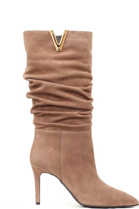 Homeware Via Roma 15 Golden V + Stiletto Heel Boots