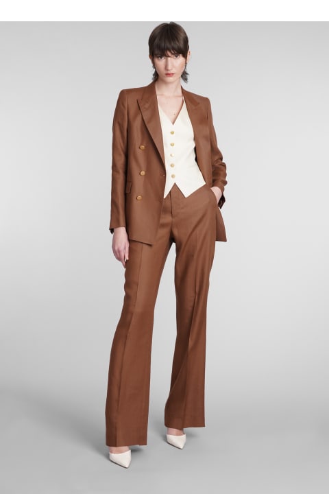 Tagliatore 0205 Suits for Women Tagliatore 0205 T-parigi In Brown Linen