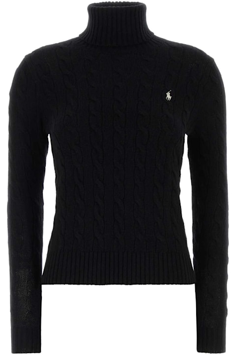 Polo Ralph Lauren Black Wool Blend Sweater