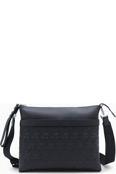 Homeware Ferragamo Black Leather Crossbody Bag
