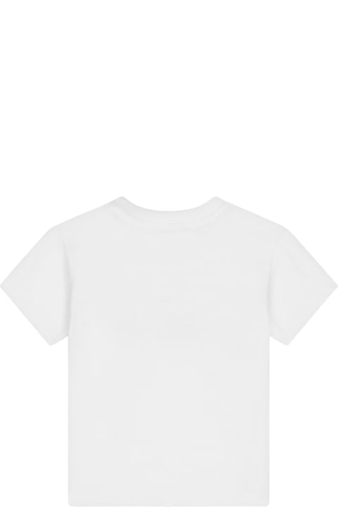 Topwear for Baby Boys Dolce & Gabbana Logo Print Jersey T-shirt