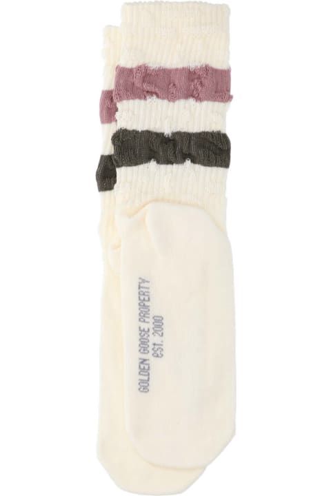 Underwear & Nightwear for Women Golden Goose Striped Detail Socks