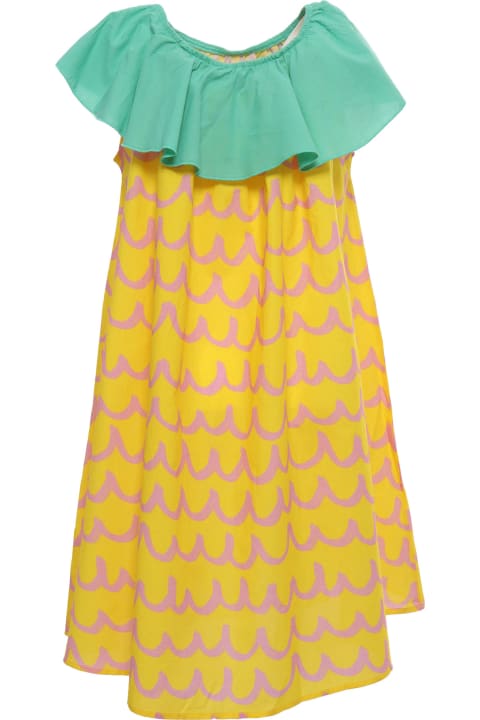 Stella McCartney Kids Stella McCartney Kids Yellow And Green Dress