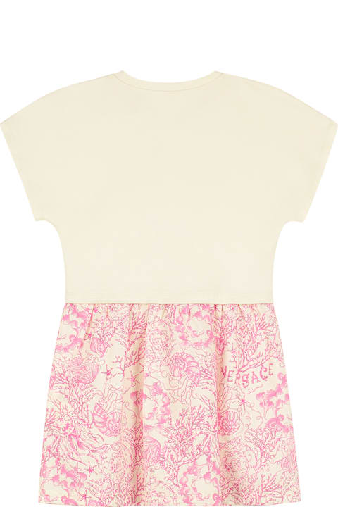Young Versace for Kids Young Versace Cotton Blend Dress