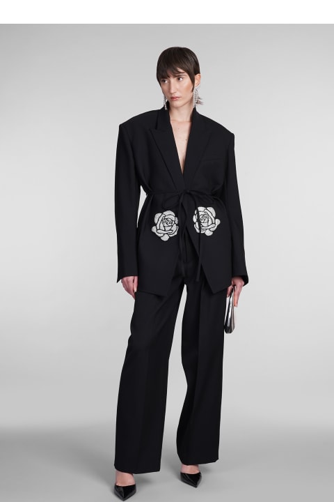 David Koma Coats & Jackets for Women David Koma Blazer In Black Wool
