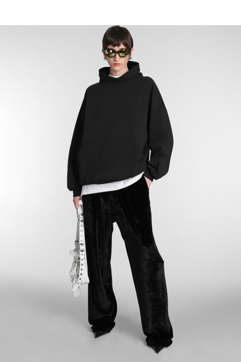 Fleeces & Tracksuits for Women Balenciaga Sweatshirt In Black Cotton