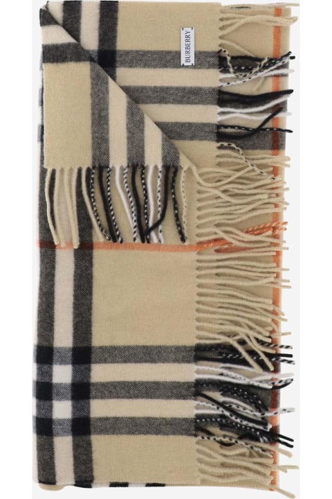 Accessories for Women Burberry Cashmere Check Scarf