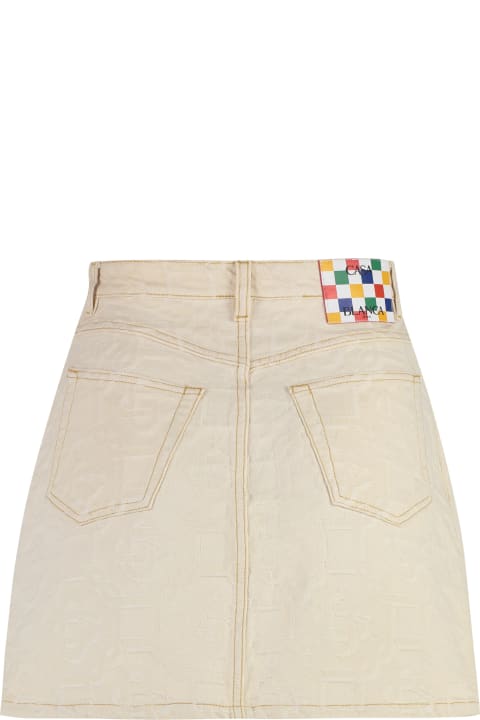 Casablanca for Women Casablanca Denim Mini Skirt
