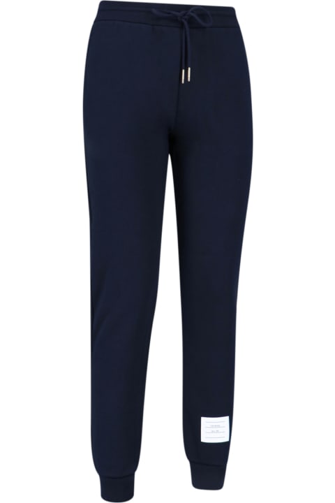 Fleeces & Tracksuits for Women Thom Browne Cotton Jersey Trousers