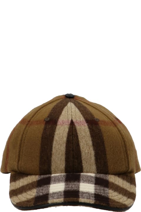 All-over Check Cap