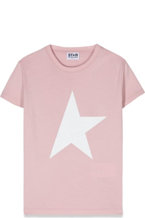 ガールズのセール Golden Goose Star/ Girl's T-shirt S/s Logo/ Big Star Printed/ Logo