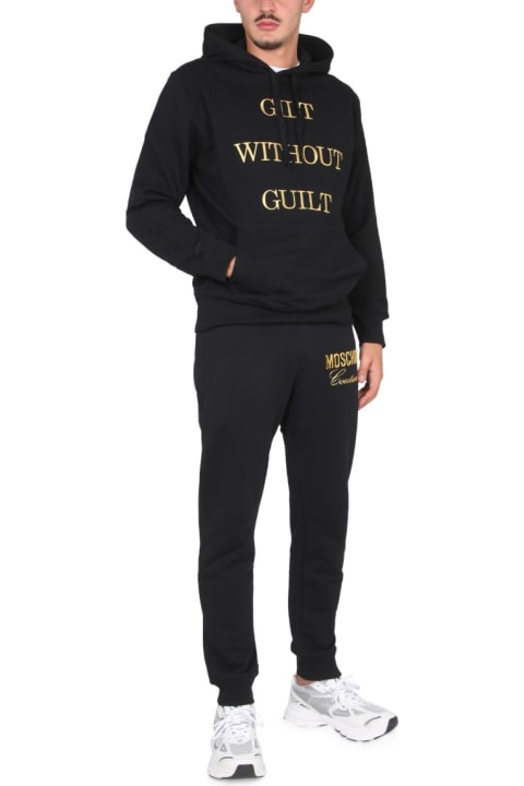 Moschino Fleeces & Tracksuits for Men Moschino "guilt Without Guilt" Sweatshirt