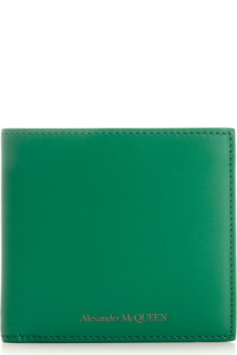 Alexander McQueen Accessories for Men Alexander McQueen Leather Wallet With Logo