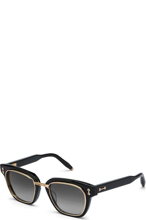 Akoni Eyewear for Men Akoni Apollo - Black / Brushed 12k Gold Sunglasses