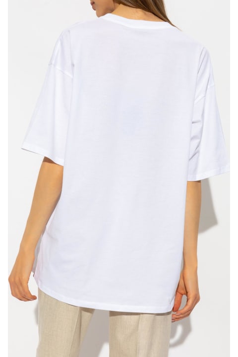 Max Mara Clothing for Women Max Mara Tacco Cotton Crew-neck T-shirt