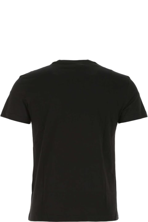 Versace Jeans Couture for Men Versace Jeans Couture Black Cotton T-shirt