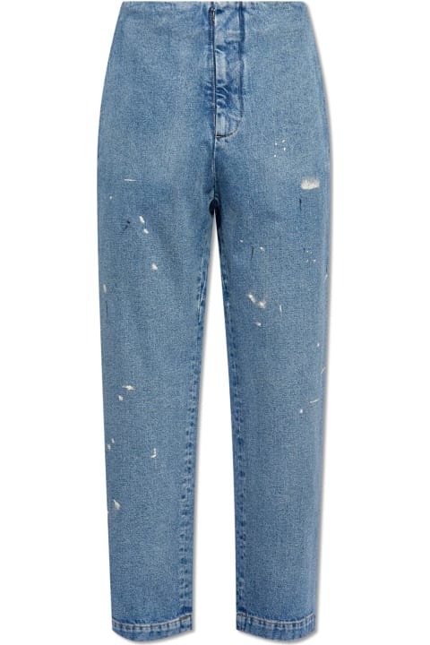 Jeans With Paint Splatters
