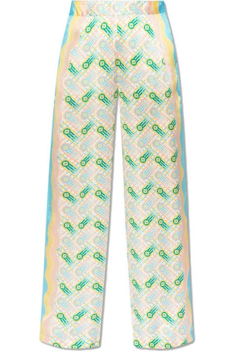 Casablanca for Women Casablanca Ping Pong Silk Trousers