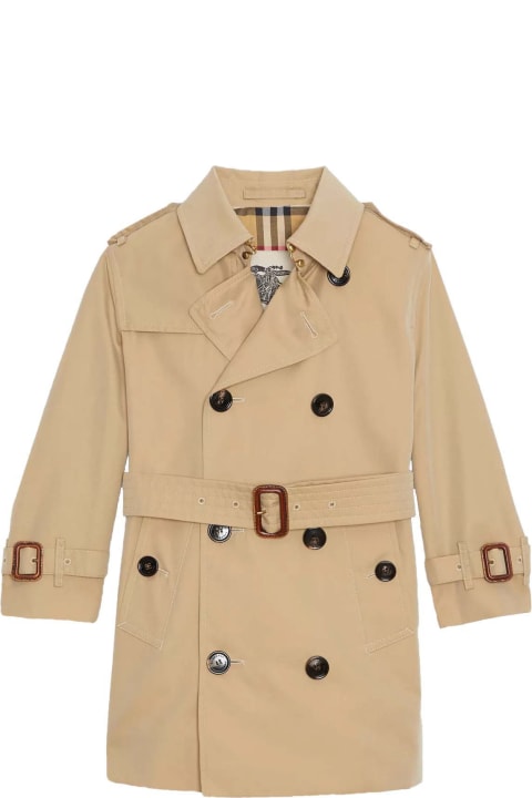 Burberry for Kids Burberry Cotton Gargadine Trench