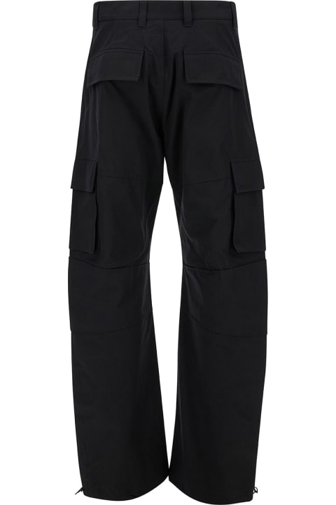Givenchy Pants for Men Givenchy Arched Cargo Pants With Logo Embroidery