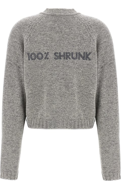 Moschino Sweaters for Women Moschino '100% Shrunk' Cardigan