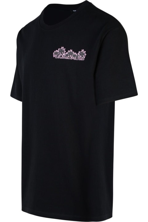 Balmain Topwear for Men Balmain Black Cotton T-shirt