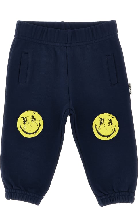 Palm Angels ملابس تحتية لـ رُضع أولاد Palm Angels 'pa Smiley Brush' Joggers