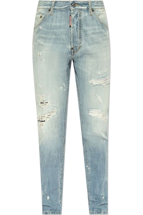 Fashion for Men Dsquared2 Distressed Straight-leg Jeans