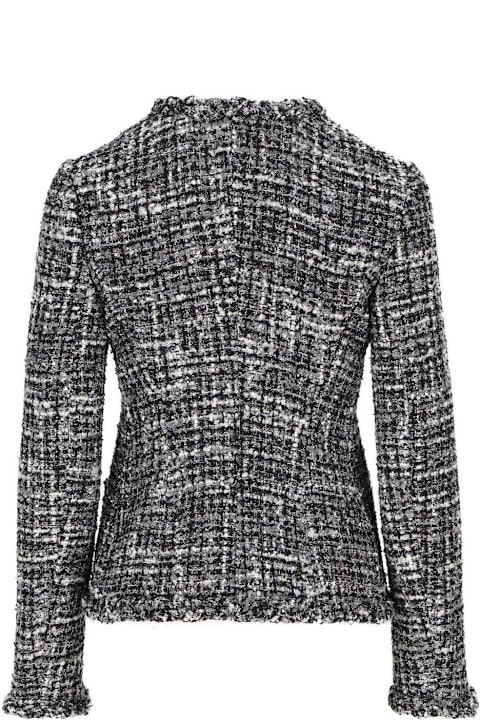 Valentino Clothing for Women Valentino Crewneck Tweed Jacket