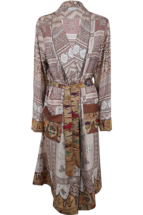 ウィメンズ Pierre-Louis Masciaのコート＆ジャケット Pierre-Louis Mascia Printed Long Kimono