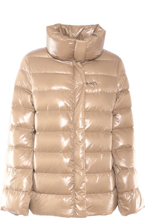 Homeware Fay High-neck Shiny Padded Jacket