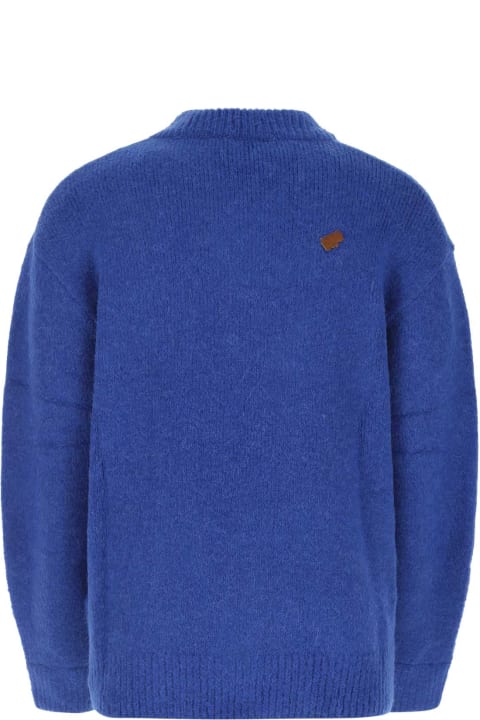 Ader Error Sweaters for Men Ader Error Electric Blue Acrylic Blend Sweater