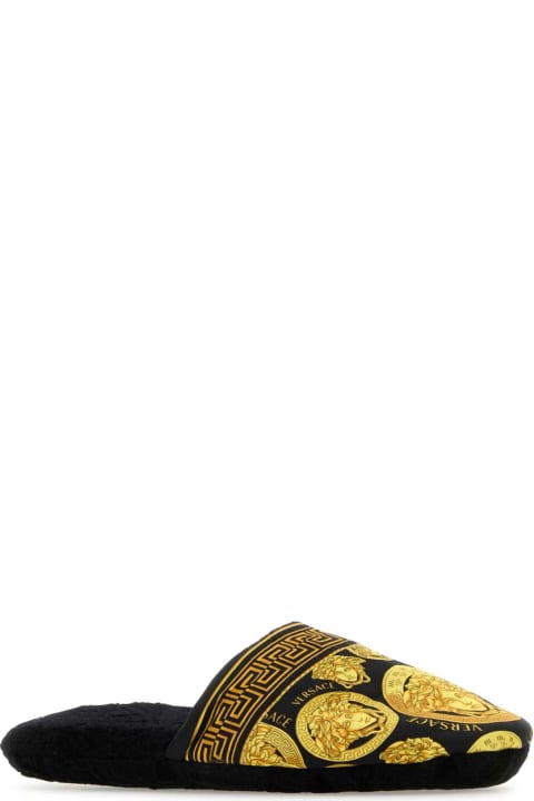 Versace for Men Versace Printed Cotton Slippers