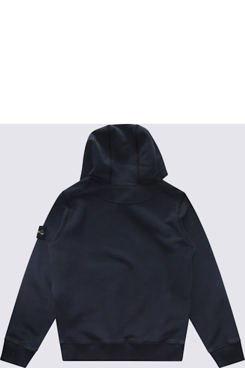 Stone Island Sweaters & Sweatshirts for Boys Stone Island Navy Blue Cotton Sweatshirt