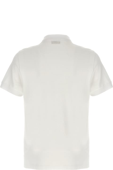 Topwear for Men Fendi Ff Metallic Logo Polo Shirt