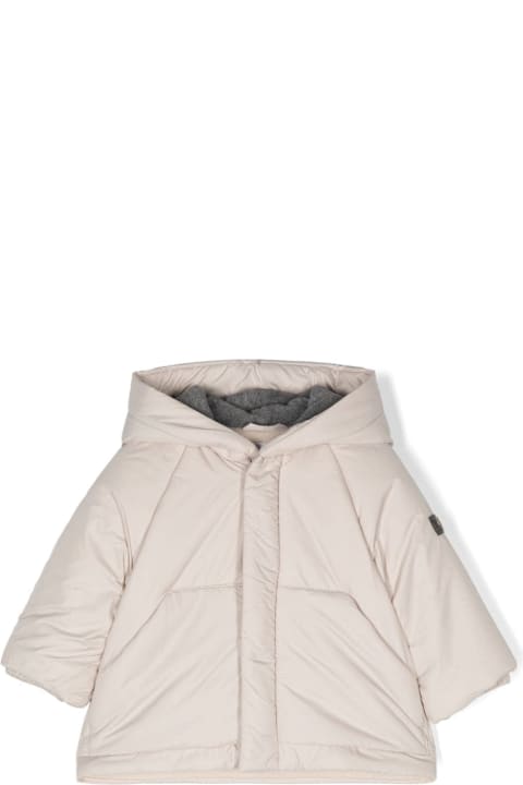 أدوات منزلية Il Gufo Beige Down Jacket Baby Boy