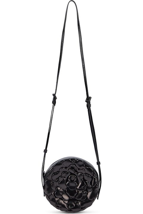 Homeware Valentino Garavani Elegant Black Circular Shoulder Bag