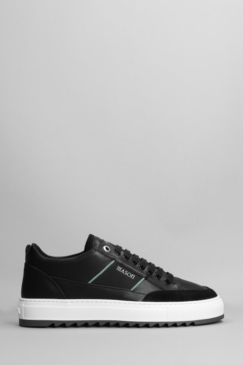 Tia Sneakers In Black Leather