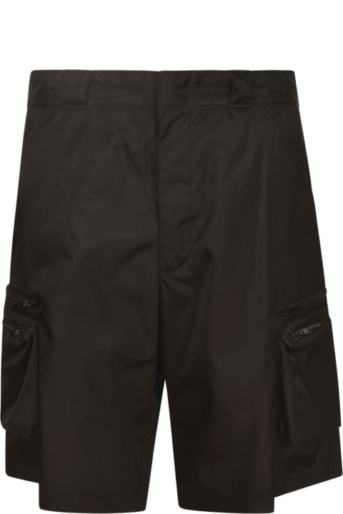 Prada Clothing for Men Prada Logo Plaque Zipped Shorts