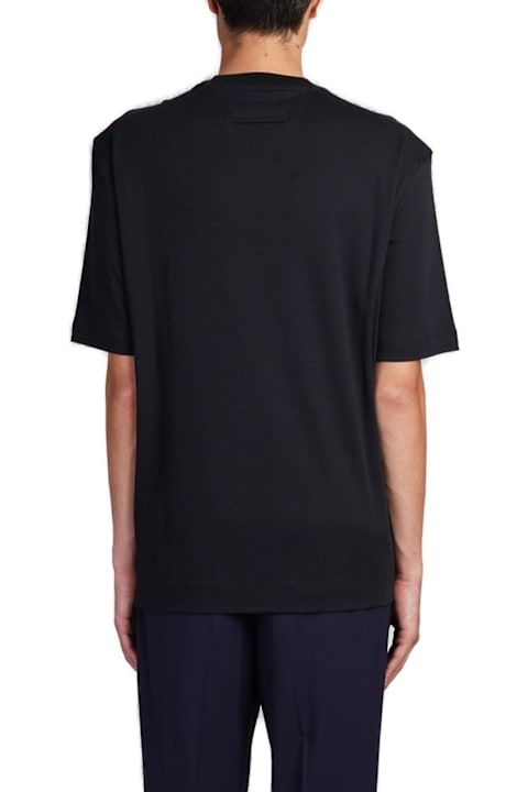 Zegna for Men Zegna Crewneck Straight Hem T-shirt