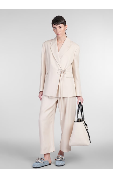 Homeware J.W. Anderson Blazer In Beige Viscose