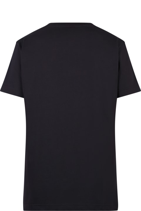 Giuseppe Zanotti for Men Giuseppe Zanotti Lr-01 T-shirt In Black Cotton