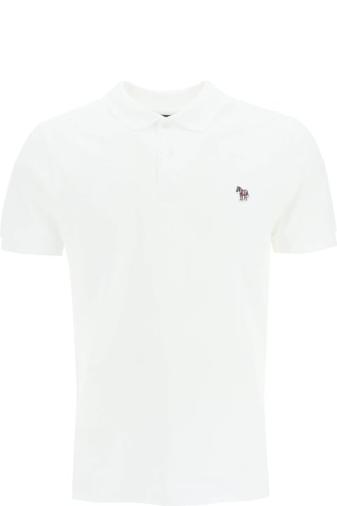 PS by Paul Smith Topwear for Men PS by Paul Smith Organic Cotton Slim Fit Polo Shirt