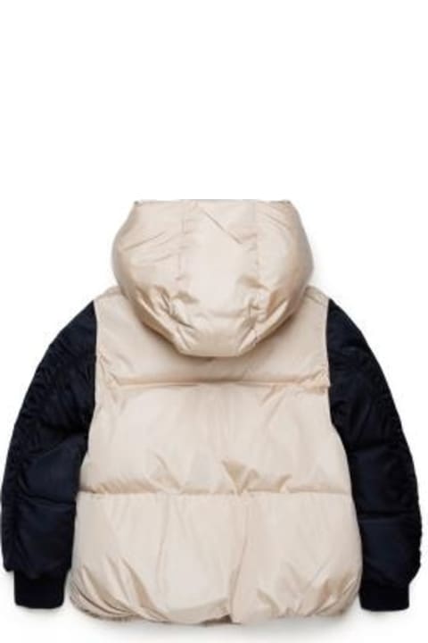 MM6 Maison Margiela Coats & Jackets for Girls MM6 Maison Margiela Piumino Bicolore Con Applicazione