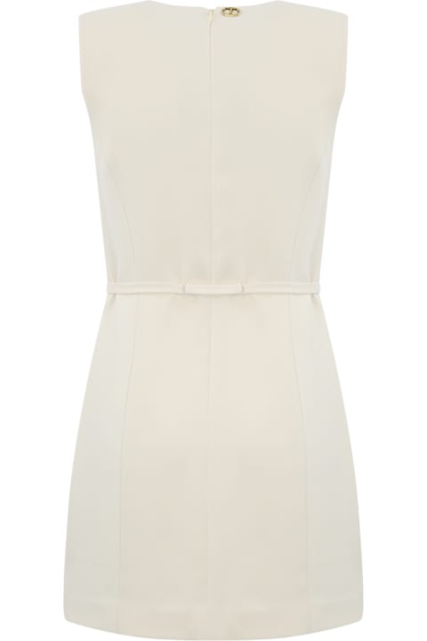 Homeware TwinSet Fluid Crepe Tunic With Oval-t Belt